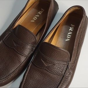 Men’s Prada Saffiano Leather Loafers